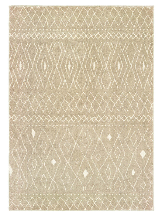 Oriental Weavers Carson 9665B Sand Casual Machinemade Rug