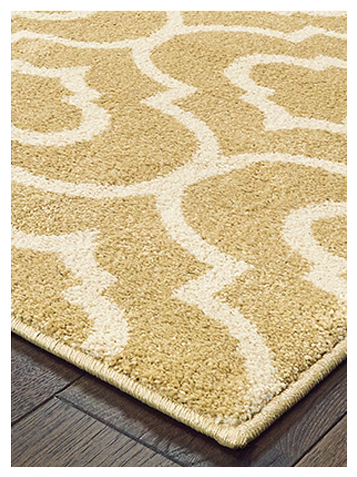 Oriental Weavers Carson 9672E Gold Ivory Casual Machinemade Rug