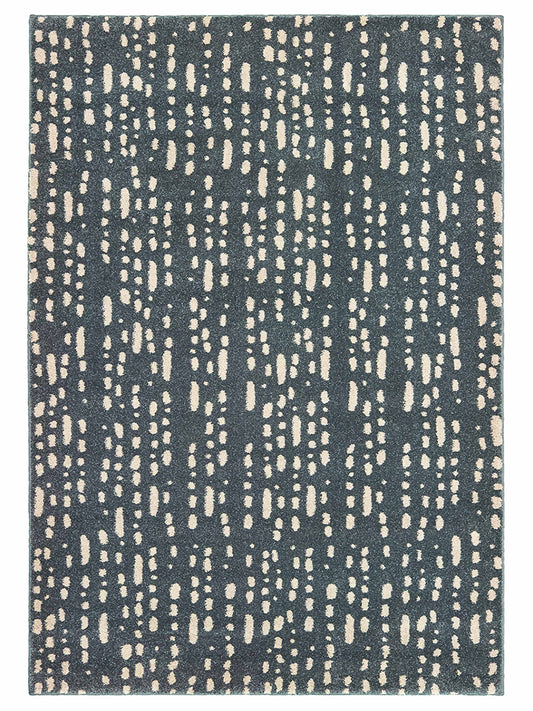 Oriental Weavers Carson 9673B Blue Casual Machinemade Rug