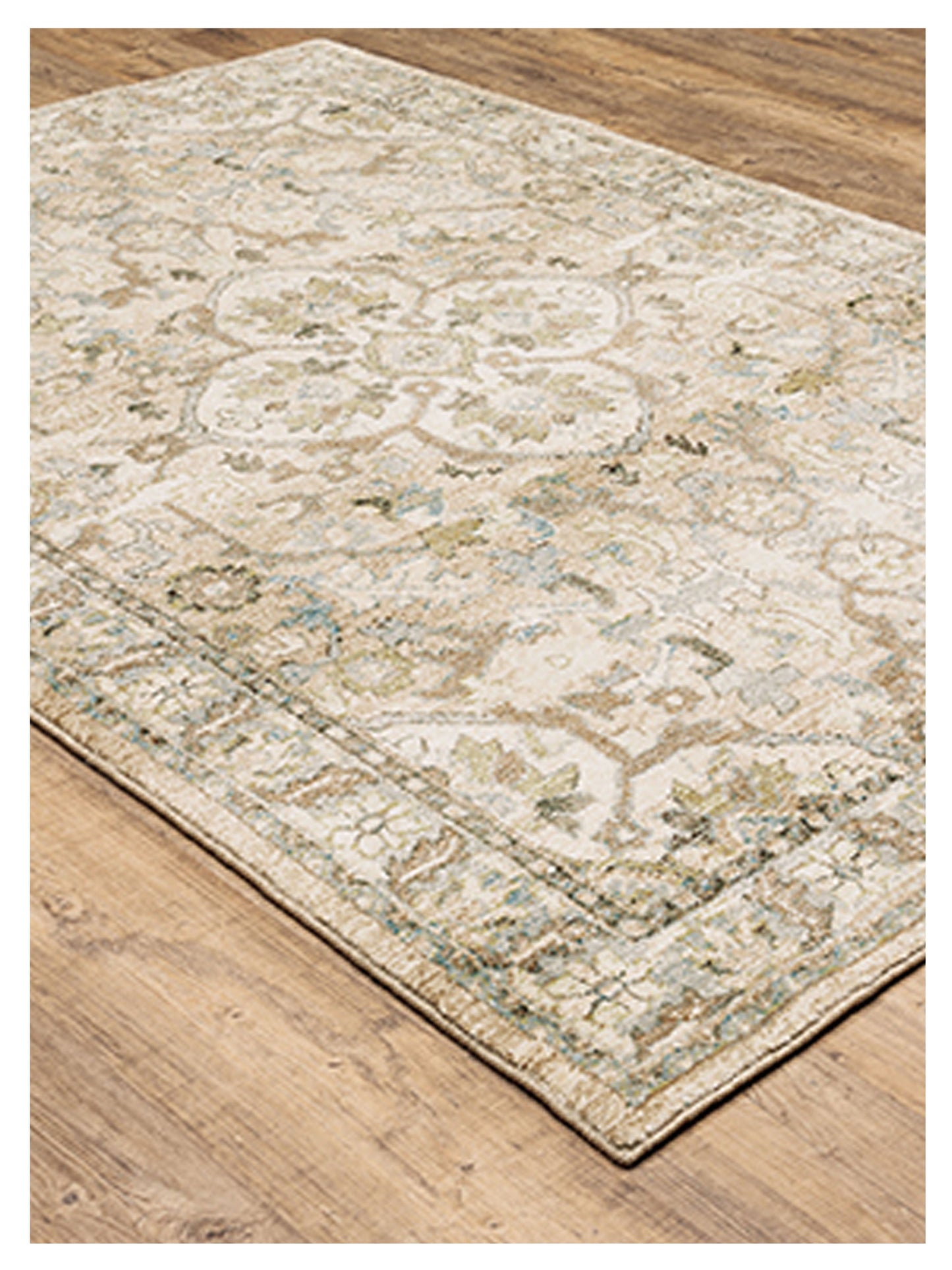 Oriental Weavers ANDORRA 9818G Beige Ivory Traditional Machinemade Rug