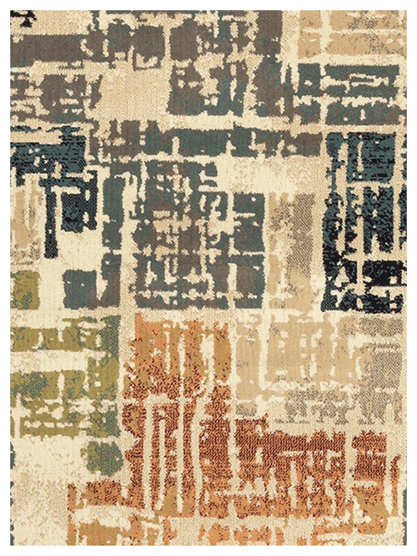 Oriental Weavers Evandale 9836A Beige Multi Casual Machinemade Rug