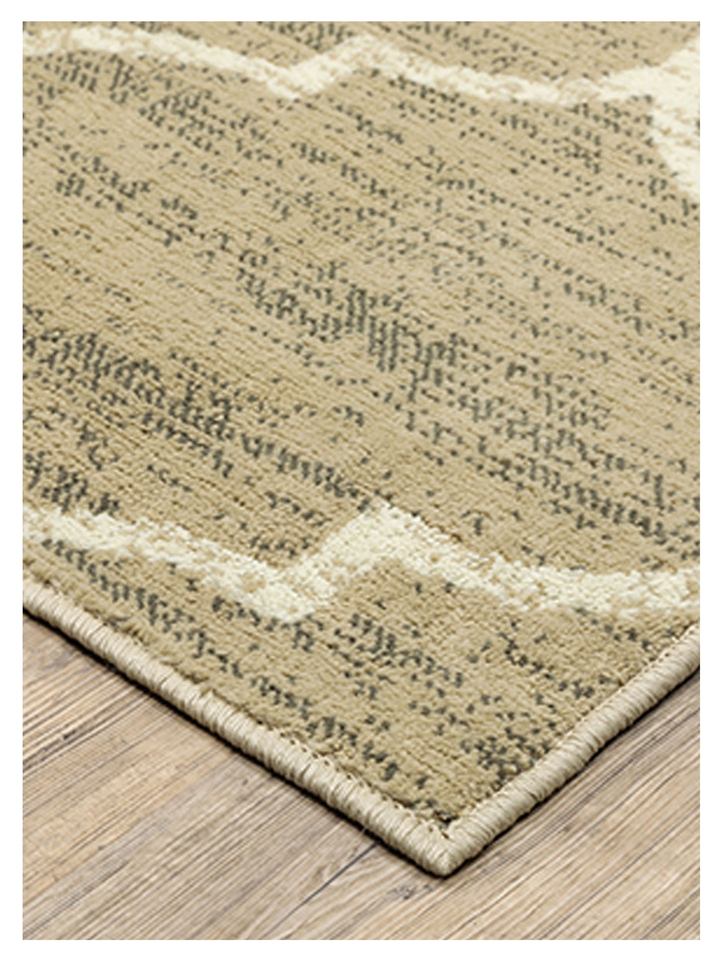 Oriental Weavers Evandale 9853A Beige Ivory Casual Machinemade Rug