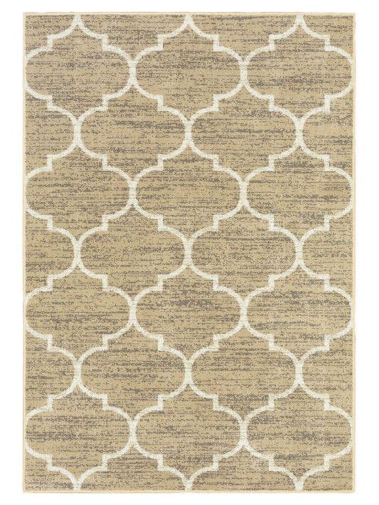 Oriental Weavers Evandale 9853A Beige Casual Machinemade Rug