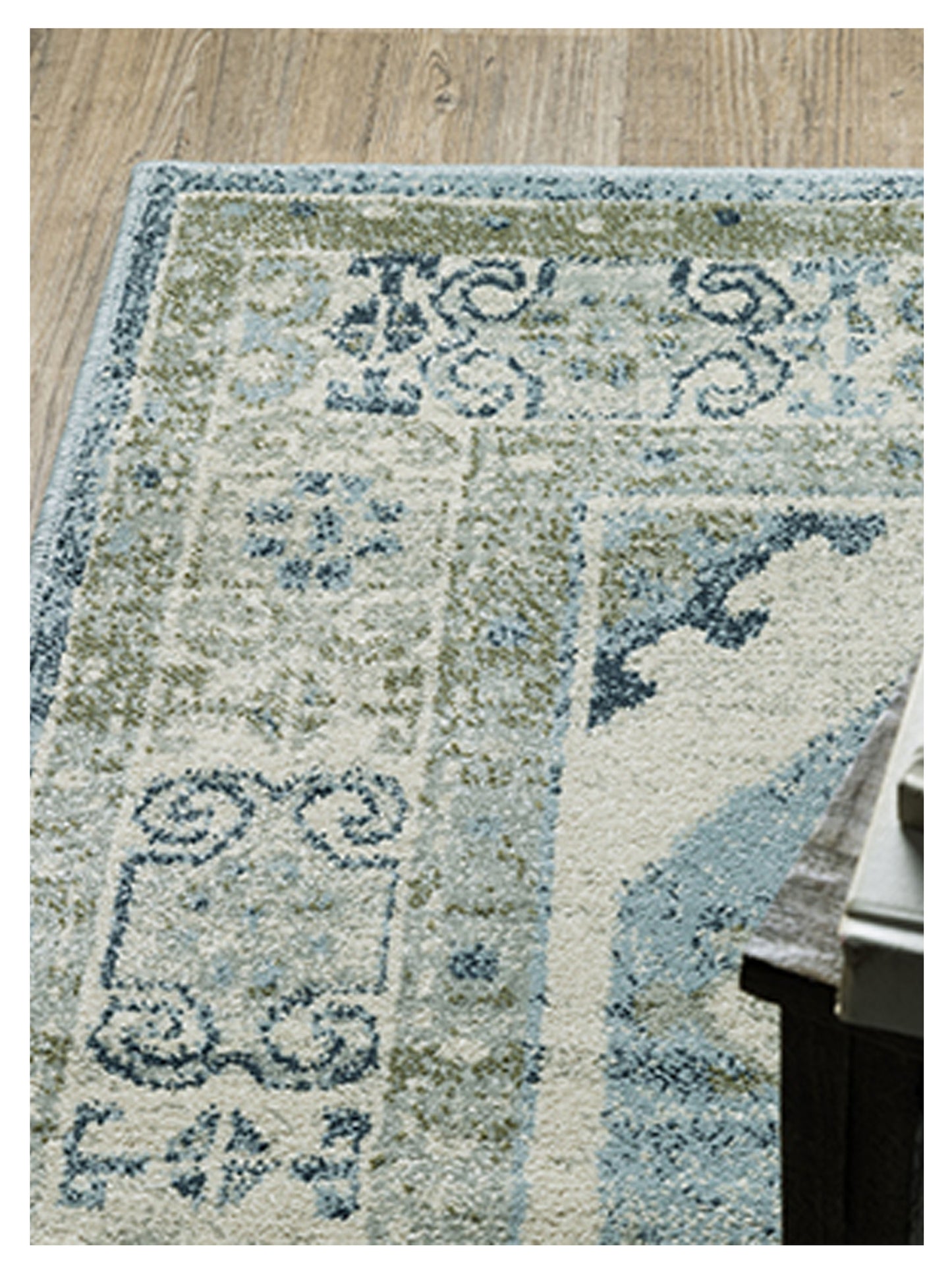 Oriental Weavers BRANSON BR03A Blue Beige Traditional Machinemade Rug