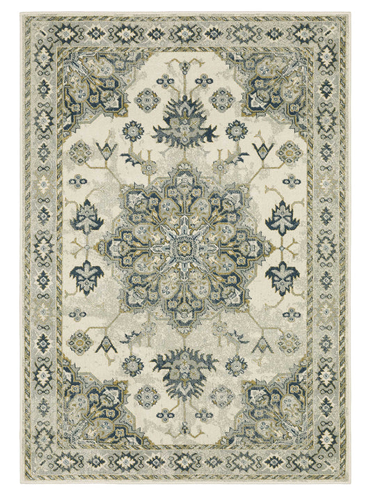 Oriental Weavers BRANSON BR04B Ivory Traditional Machinemade Rug