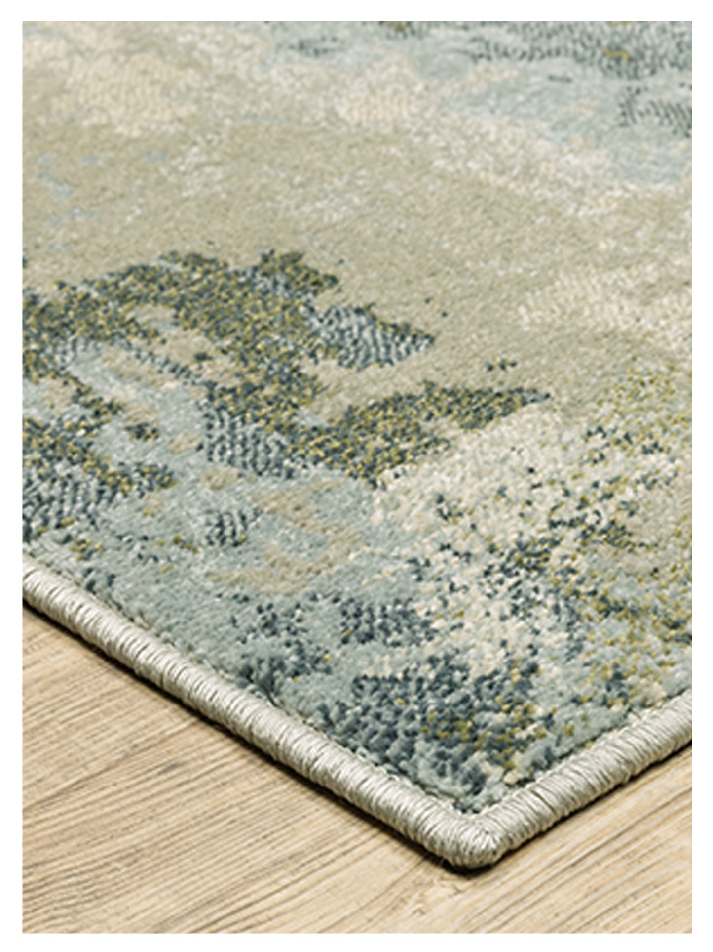 Oriental Weavers BRANSON BR08A Blue Green Contemporary Machinemade Rug