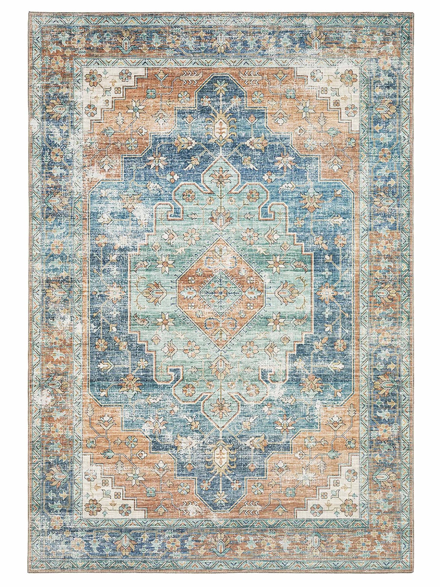 Oriental Weavers MYERS PARK MYP03 Rust Traditional Machinemade Rug