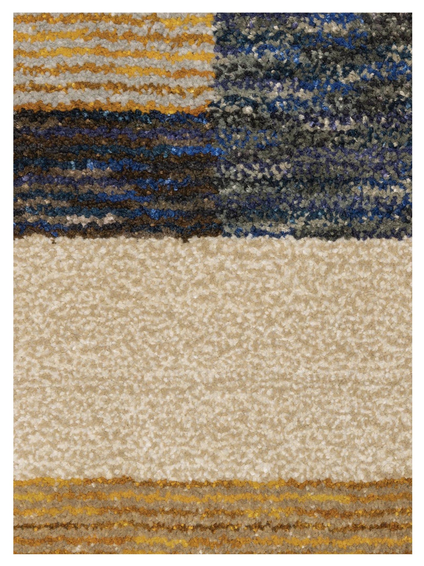 Oriental Weavers STRADA STR01 Gold Blue Contemporary Machinemade Rug