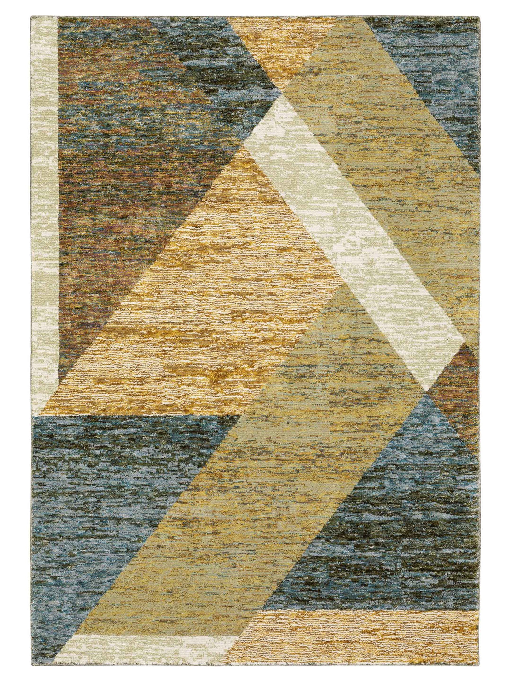 Oriental Weavers STRADA STR01 Gold Contemporary Machinemade Rug