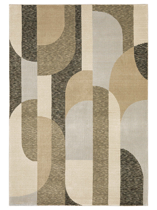 Oriental Weavers STRADA STR02 Brown Contemporary Machinemade Rug