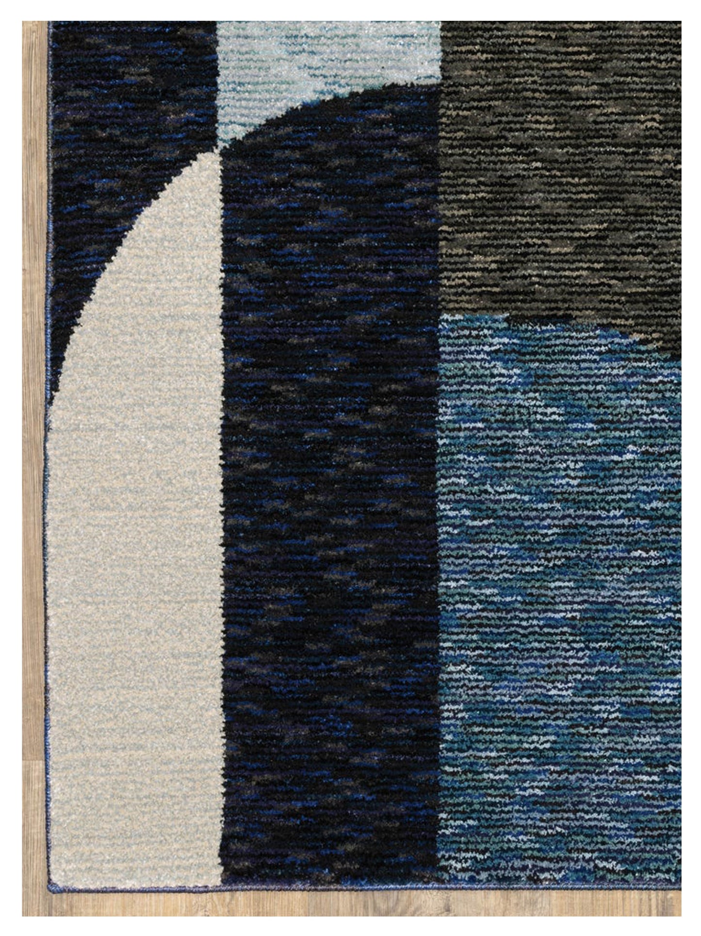 Oriental Weavers STRADA STR03 Blue Grey Contemporary Machinemade Rug