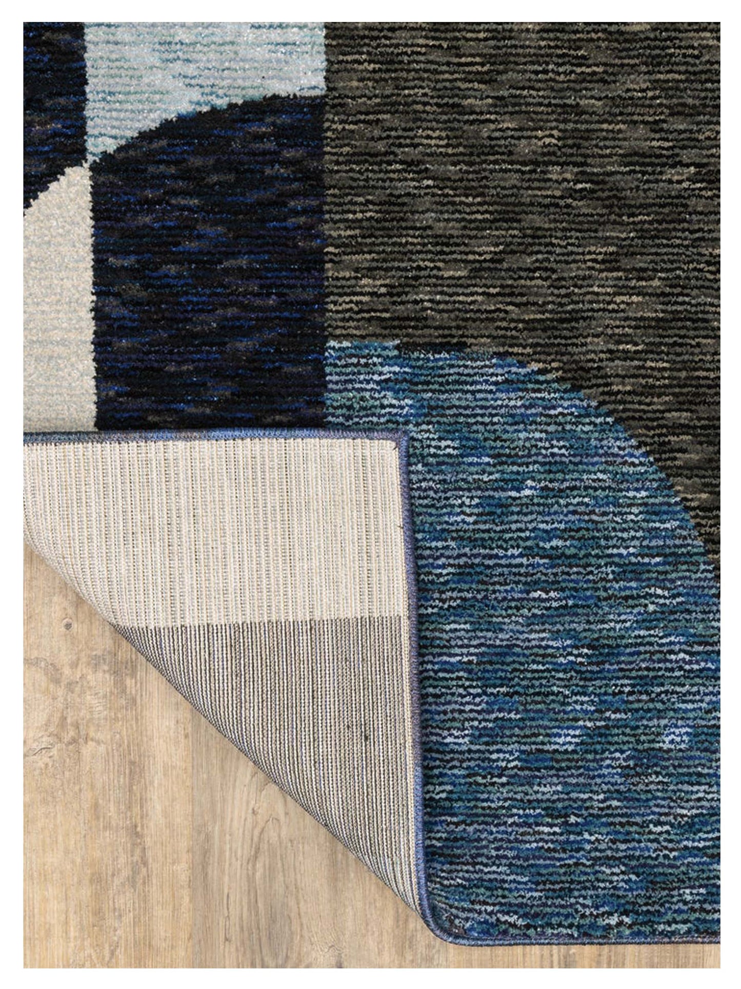 Oriental Weavers STRADA STR03 Blue Grey Contemporary Machinemade Rug