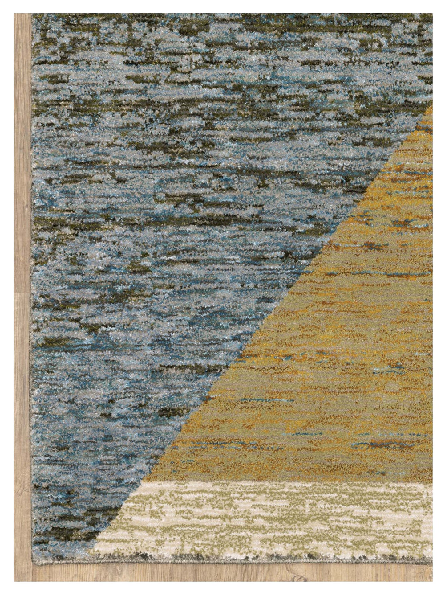 Oriental Weavers STRADA STR09 Gold Blue Contemporary Machinemade Rug