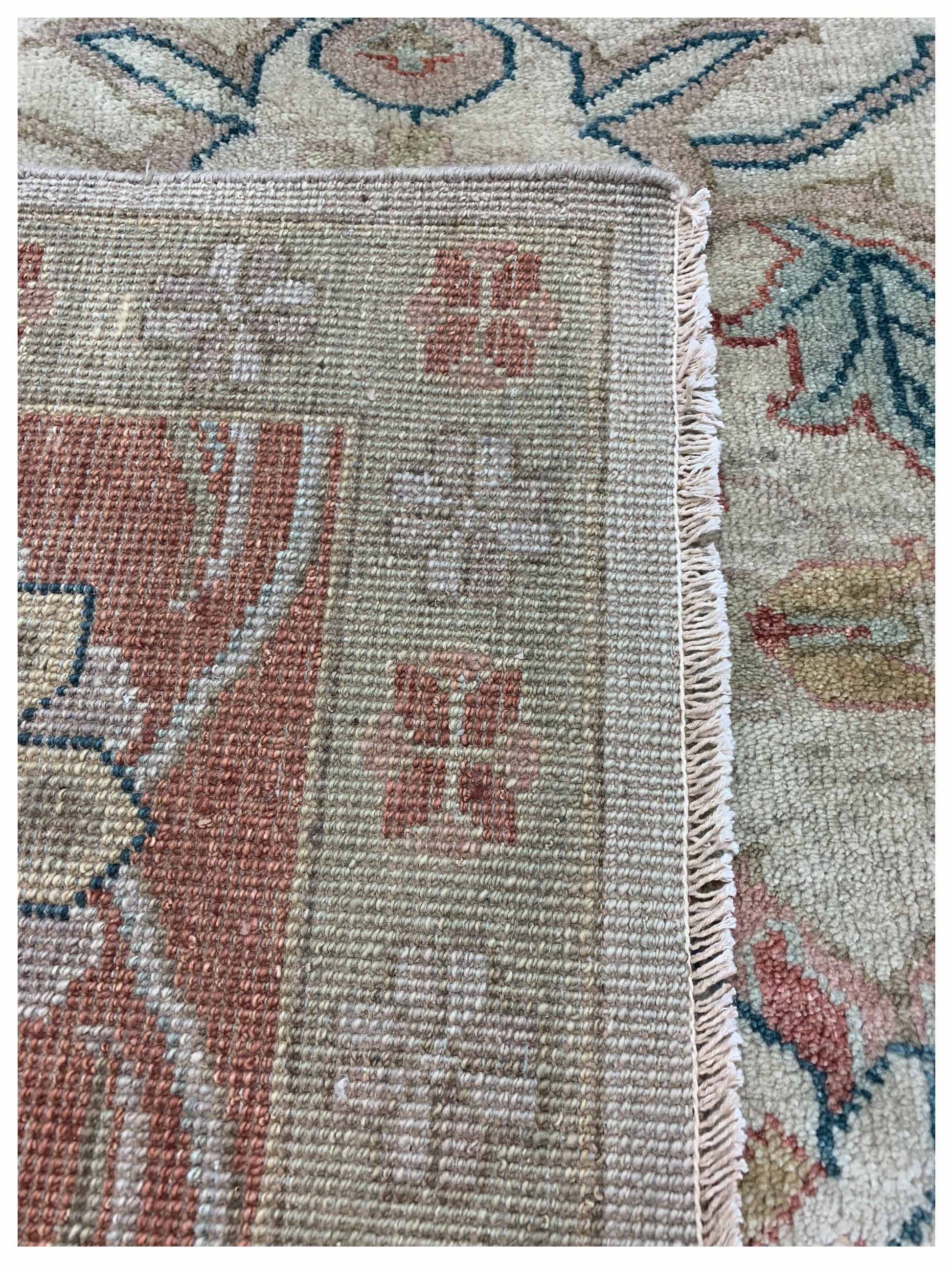 Artisan Priscilla Beige Rust Traditional Knotted Rug - Rugs - Artisan - Atlanta Designer Rugs