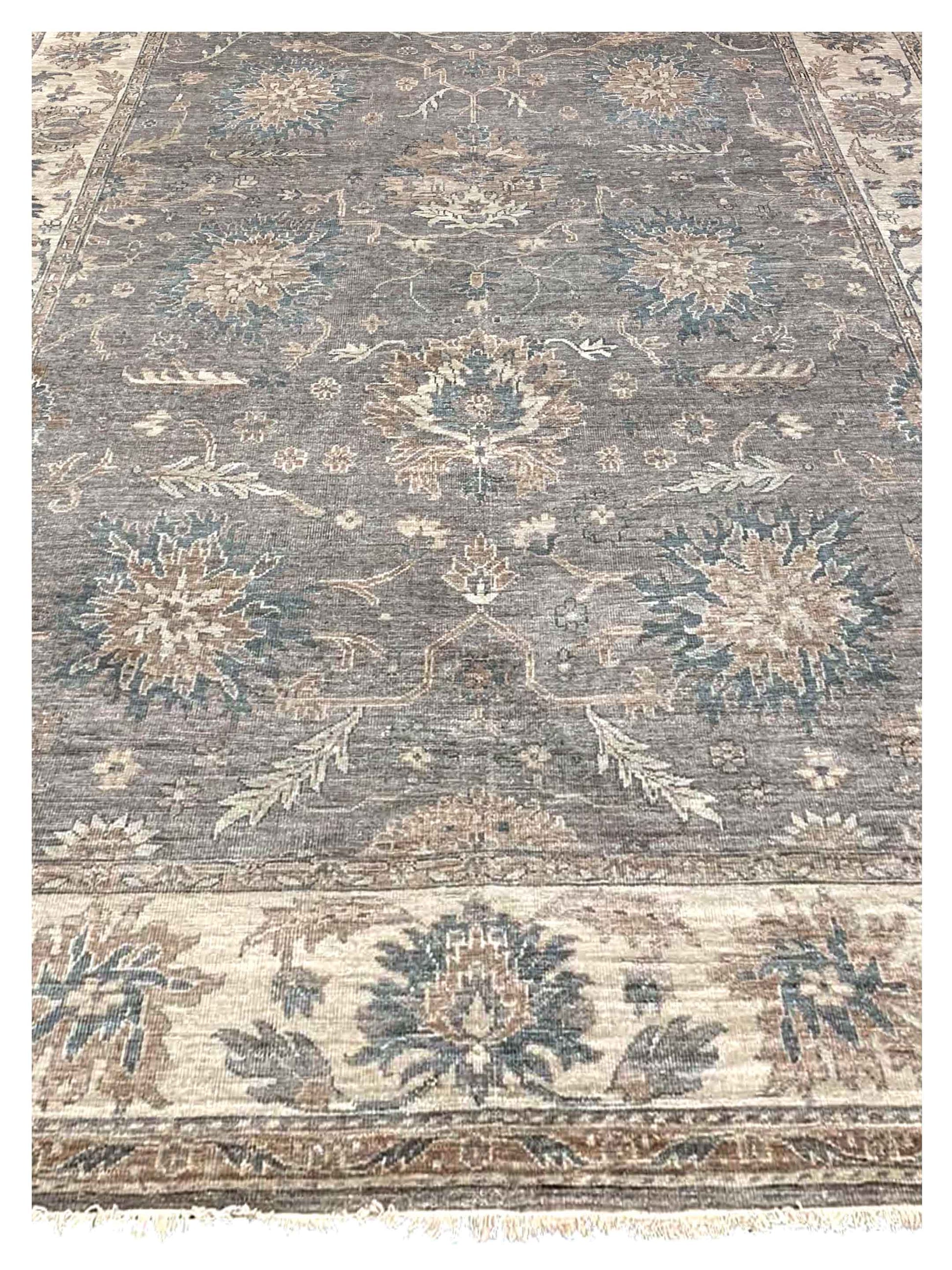 Artisan Emma Lt.Grey Ivory Traditional Knotted Rug - Rugs - Artisan - Atlanta Designer Rugs