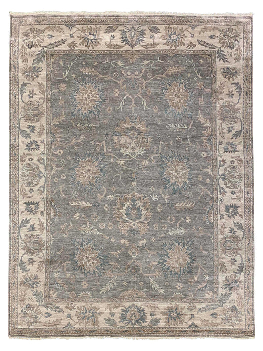 Artisan Emma Lt.Grey Ivory Traditional Knotted Rug - Rugs - Artisan - Atlanta Designer Rugs