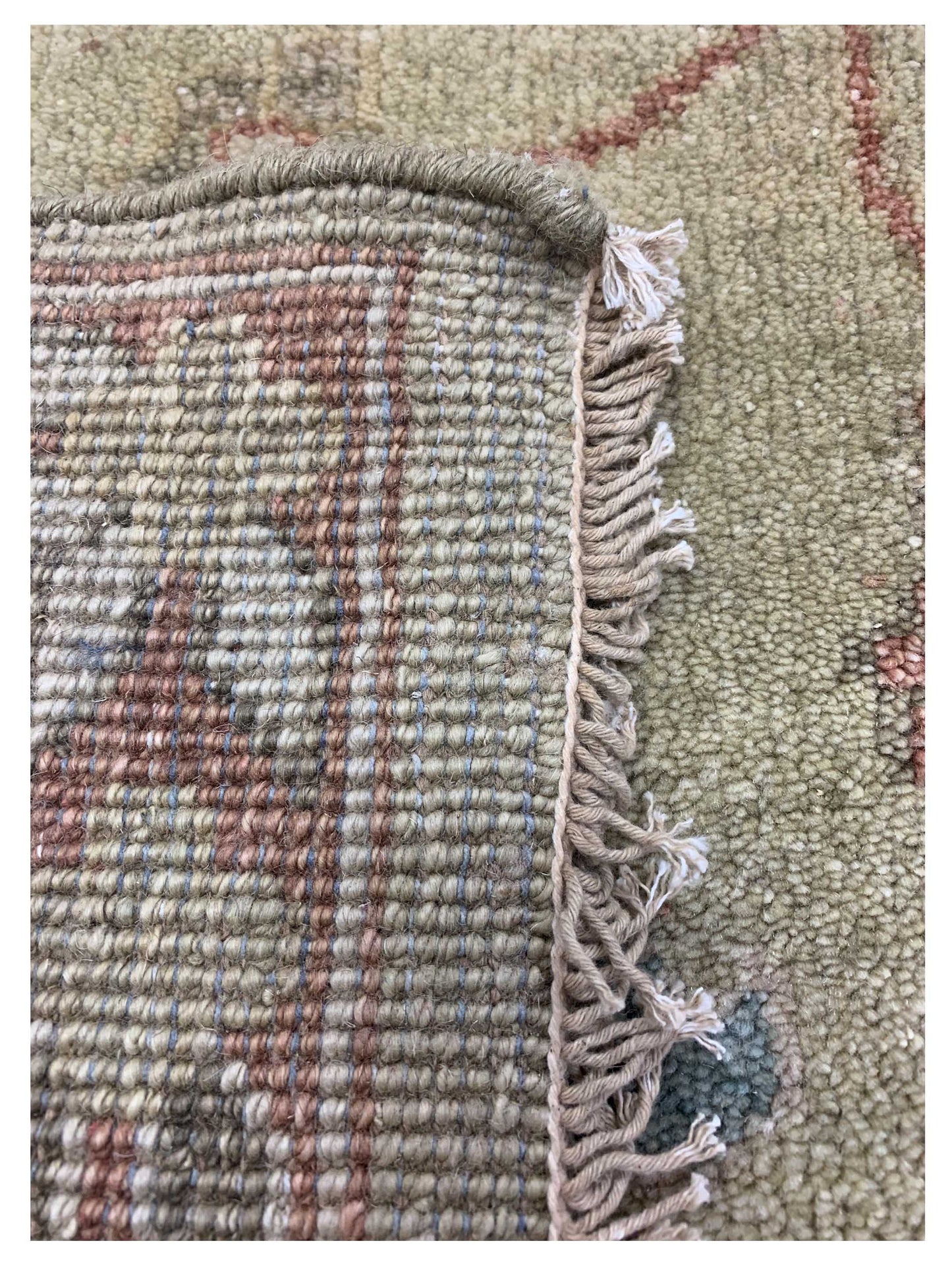 Artisan Priscilla Lt.Green Ivory Traditional Knotted Rug - Rugs - Artisan - Atlanta Designer Rugs