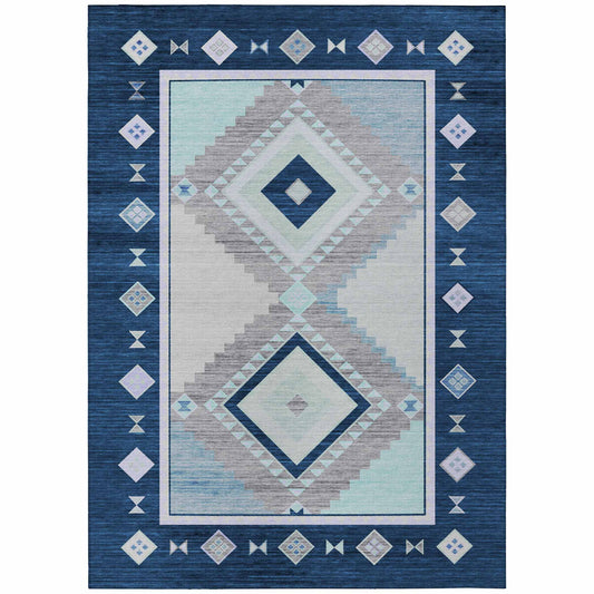 Dalyn Rugs Phoenix PH2 Denim Southwestern Machinemade Rug