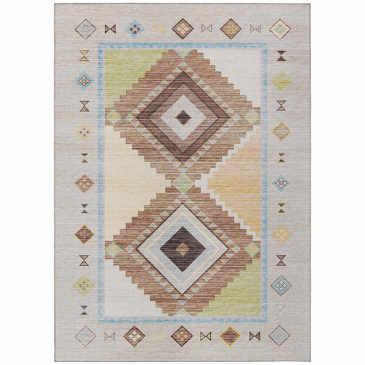 Dalyn Rugs Phoenix PH2 Taupe Southwestern Machinemade Rug