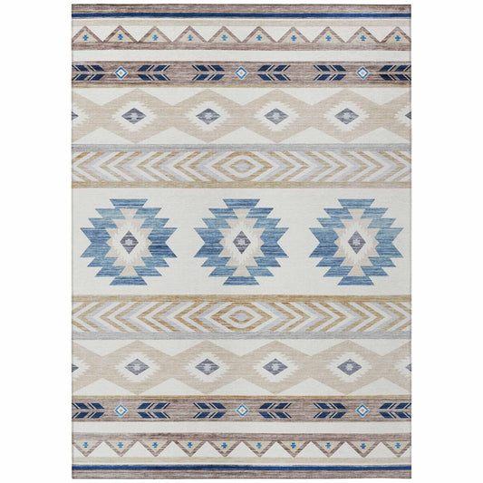 Dalyn Rugs Phoenix PH3 Ivory Southwestern Machinemade Rug