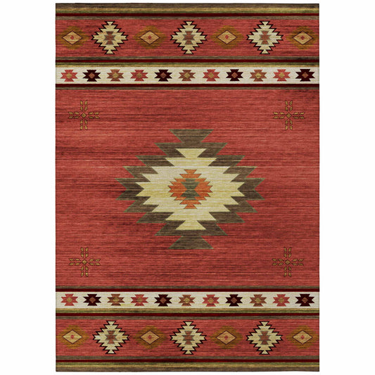 Dalyn Rugs Phoenix PH4 Paprika Southwestern Machinemade Rug