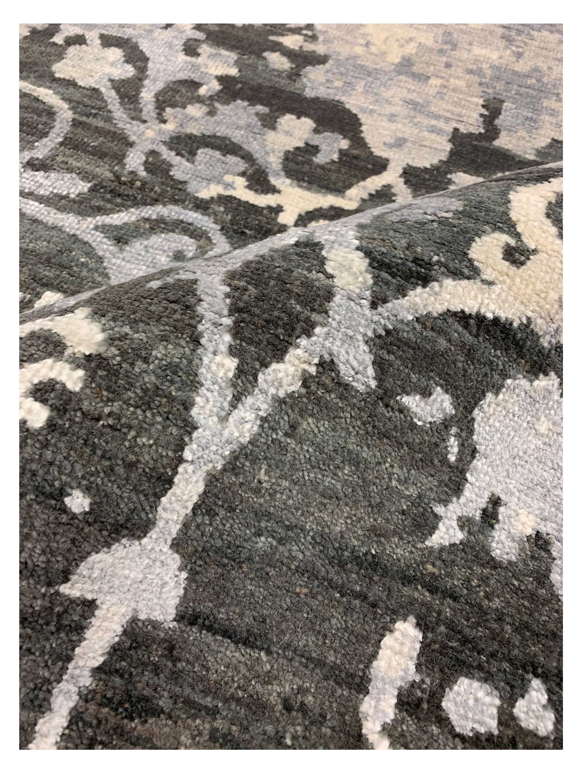 Artisan Emma Slate Transitional Knotted Rug - Rugs - Artisan - Atlanta Designer Rugs