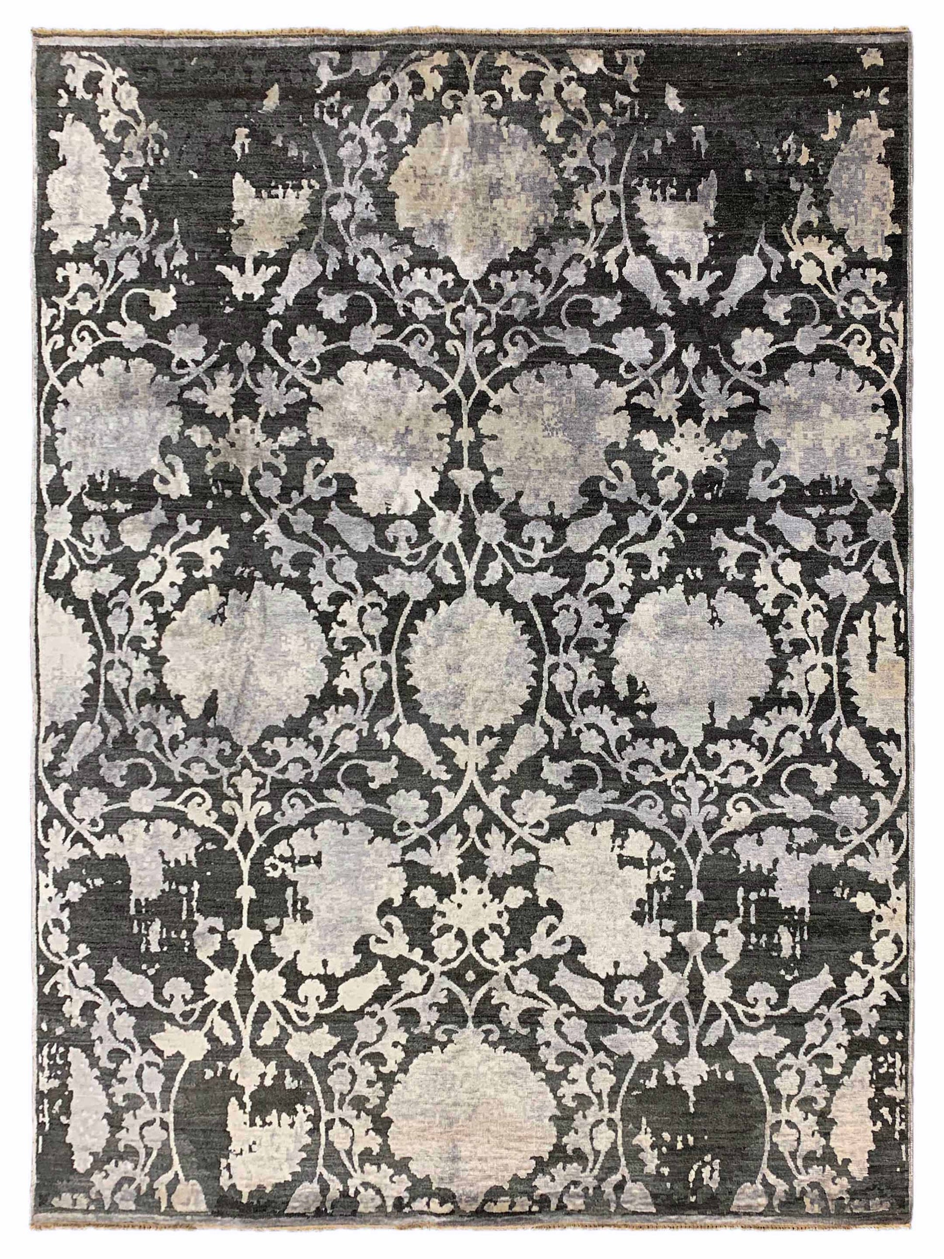 Artisan Emma Slate Transitional Knotted Rug - Rugs - Artisan - Atlanta Designer Rugs