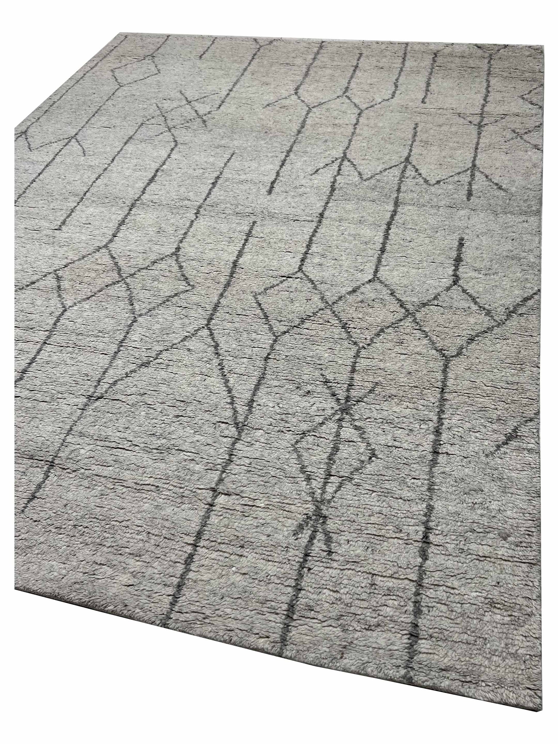 Artisan Polencia Grey Transitional Knotted Rug - Rugs - Artisan - Atlanta Designer Rugs