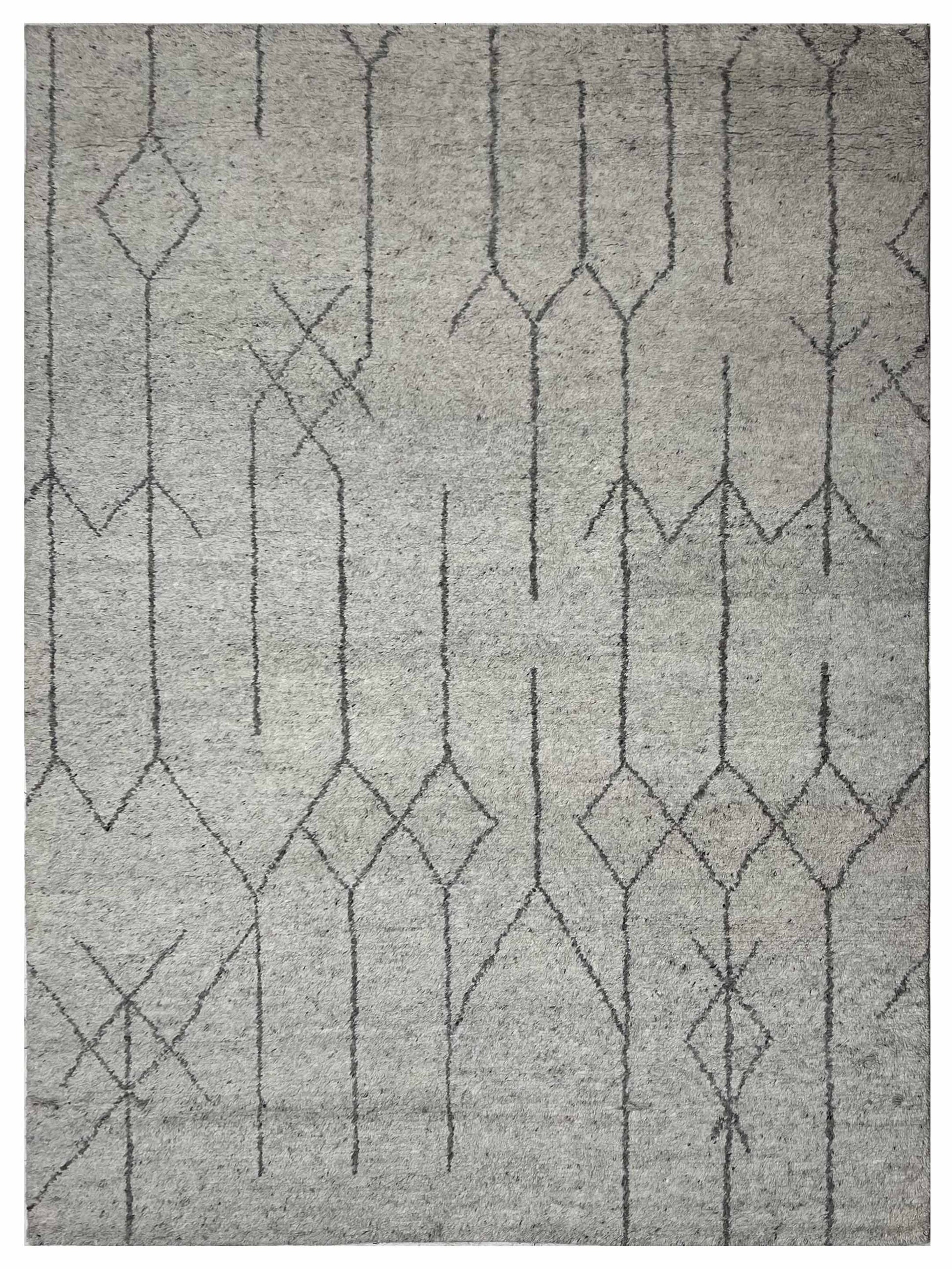 Artisan Polencia Grey Transitional Knotted Rug - Rugs - Artisan - Atlanta Designer Rugs