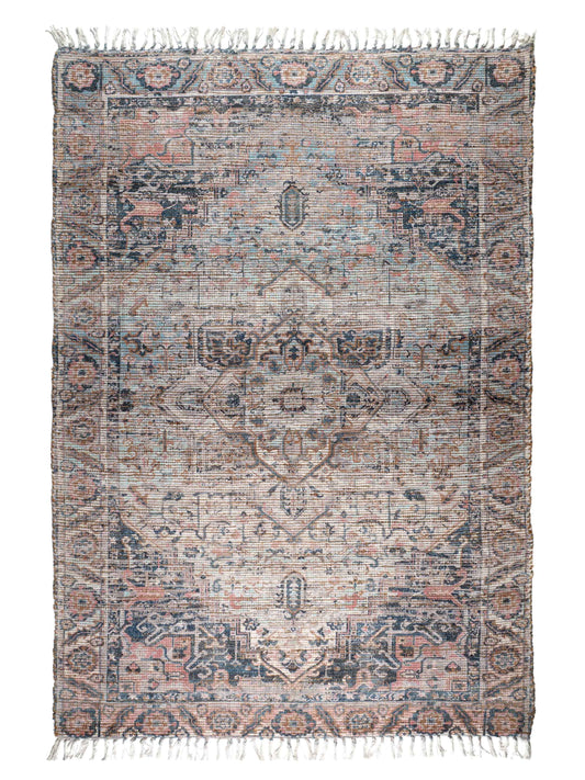 Limited PALMDALE PA - 355 LIGHT BLUE PINK Kilim Woven Rug - Rugs - Limited - Atlanta Designer Rugs