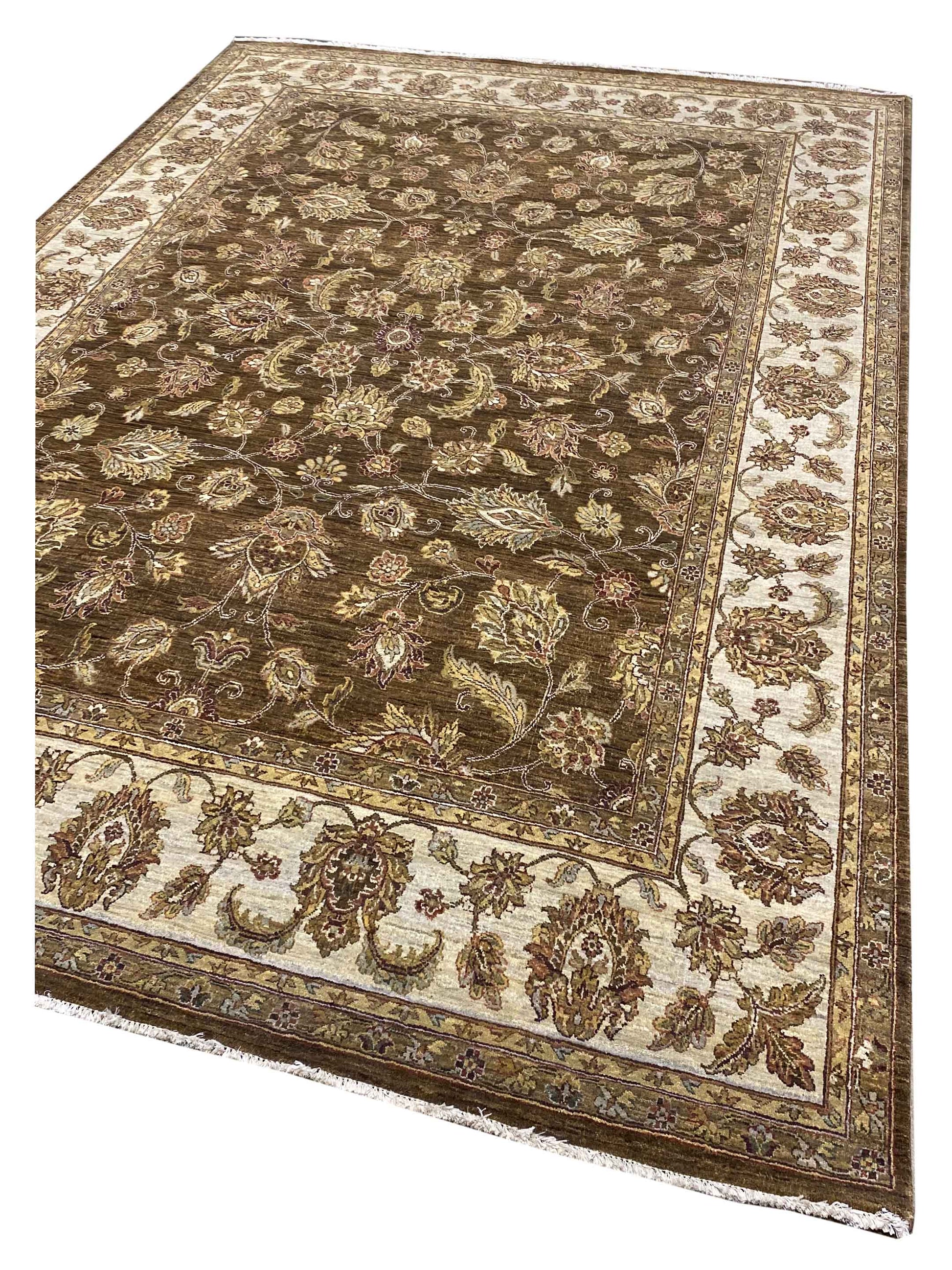 Limited Sophie PRT - 411 Brown Beige Traditional Knotted Rug - Rugs - Limited - Atlanta Designer Rugs