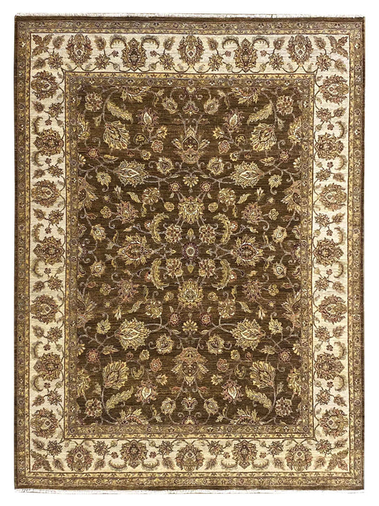 Limited Sophie PRT - 411 Brown Beige Traditional Knotted Rug - Rugs - Limited - Atlanta Designer Rugs