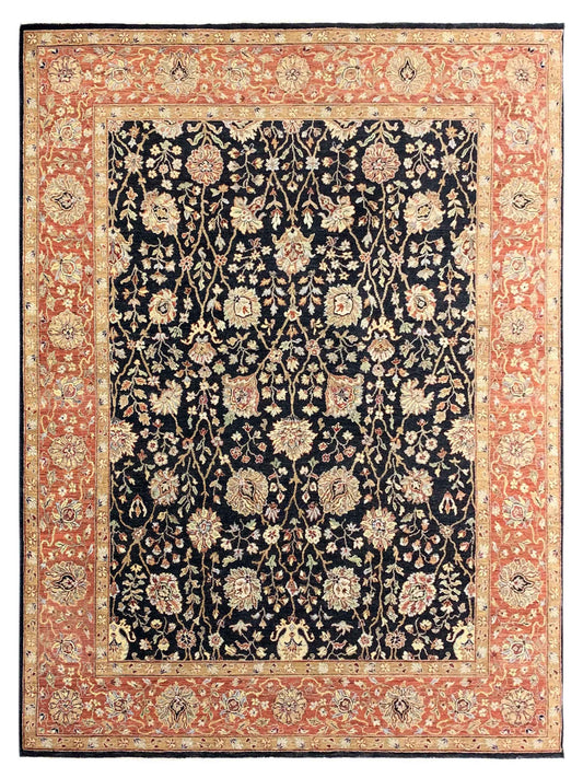 Limited Sophie PRT - 8 Ebony Red Traditional Knotted Rug - Rugs - Limited - Atlanta Designer Rugs