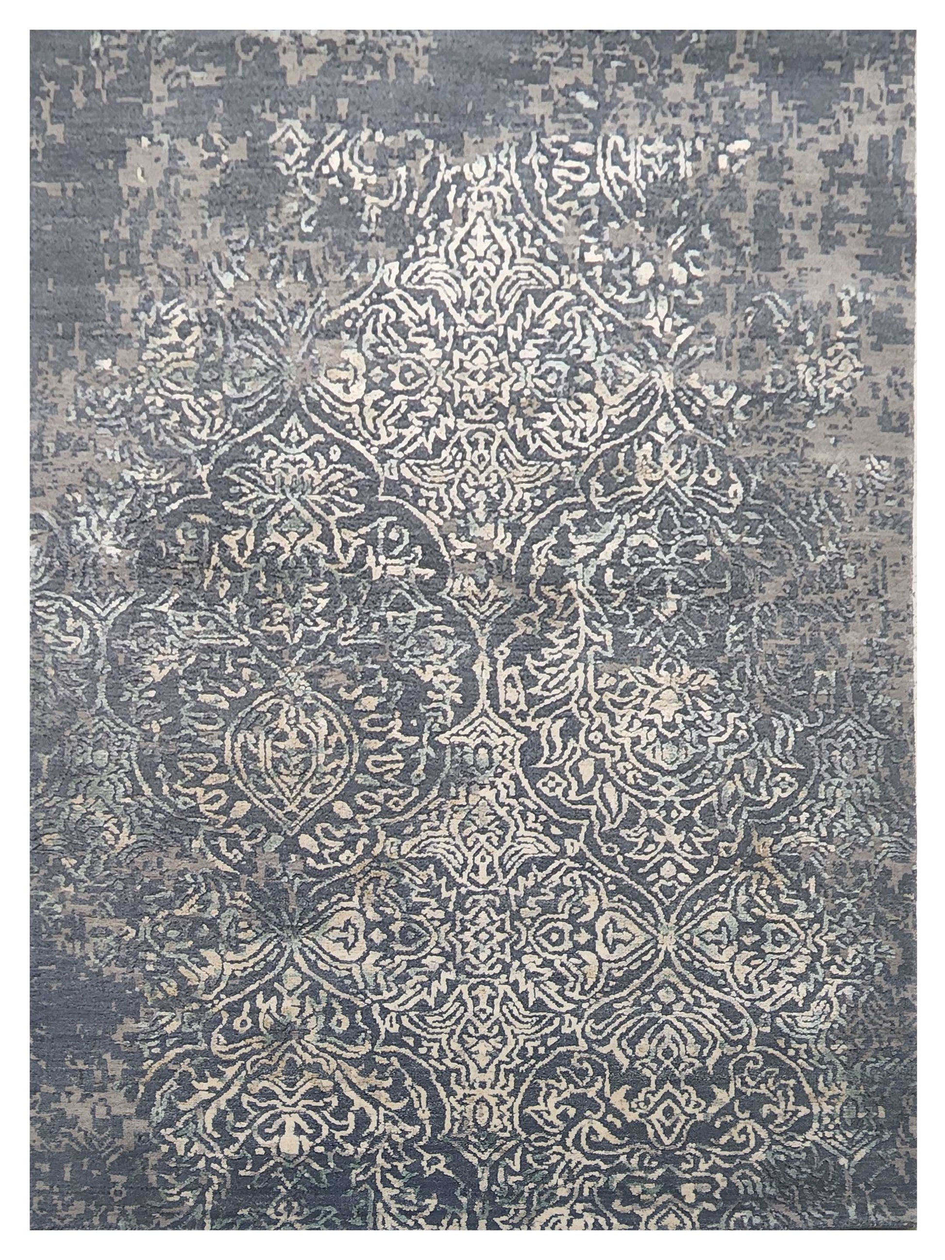 Artisan Bloom Sky Transitional Knotted Rug - Rugs - Artisan - Atlanta Designer Rugs