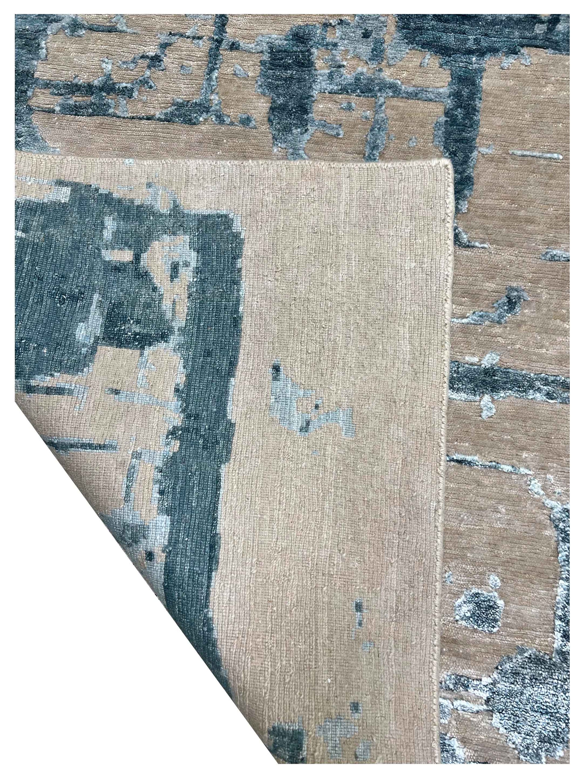 Artisan Mary Grey Contemporary Knotted Rug - Rugs - Artisan - Atlanta Designer Rugs