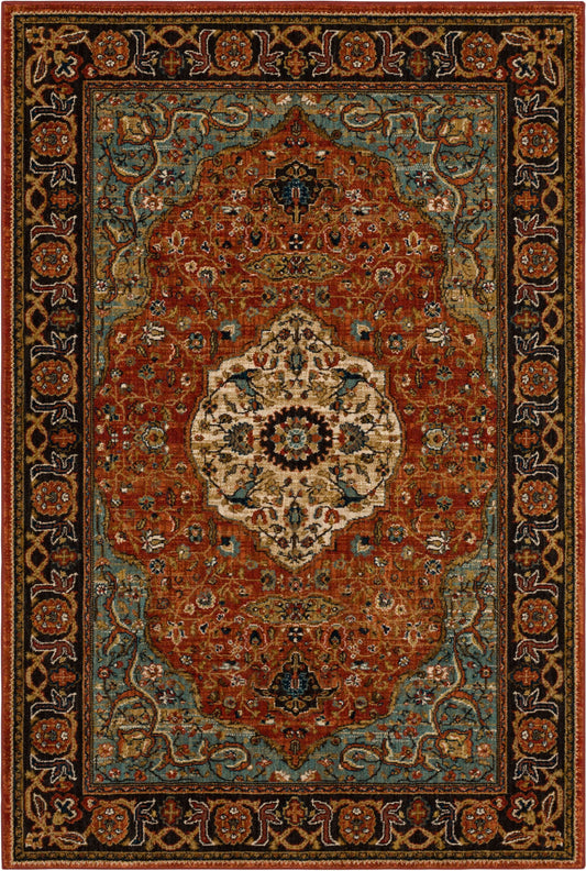 Karastan Spice Market 90661 Multi  Traditional Machinemade Rug