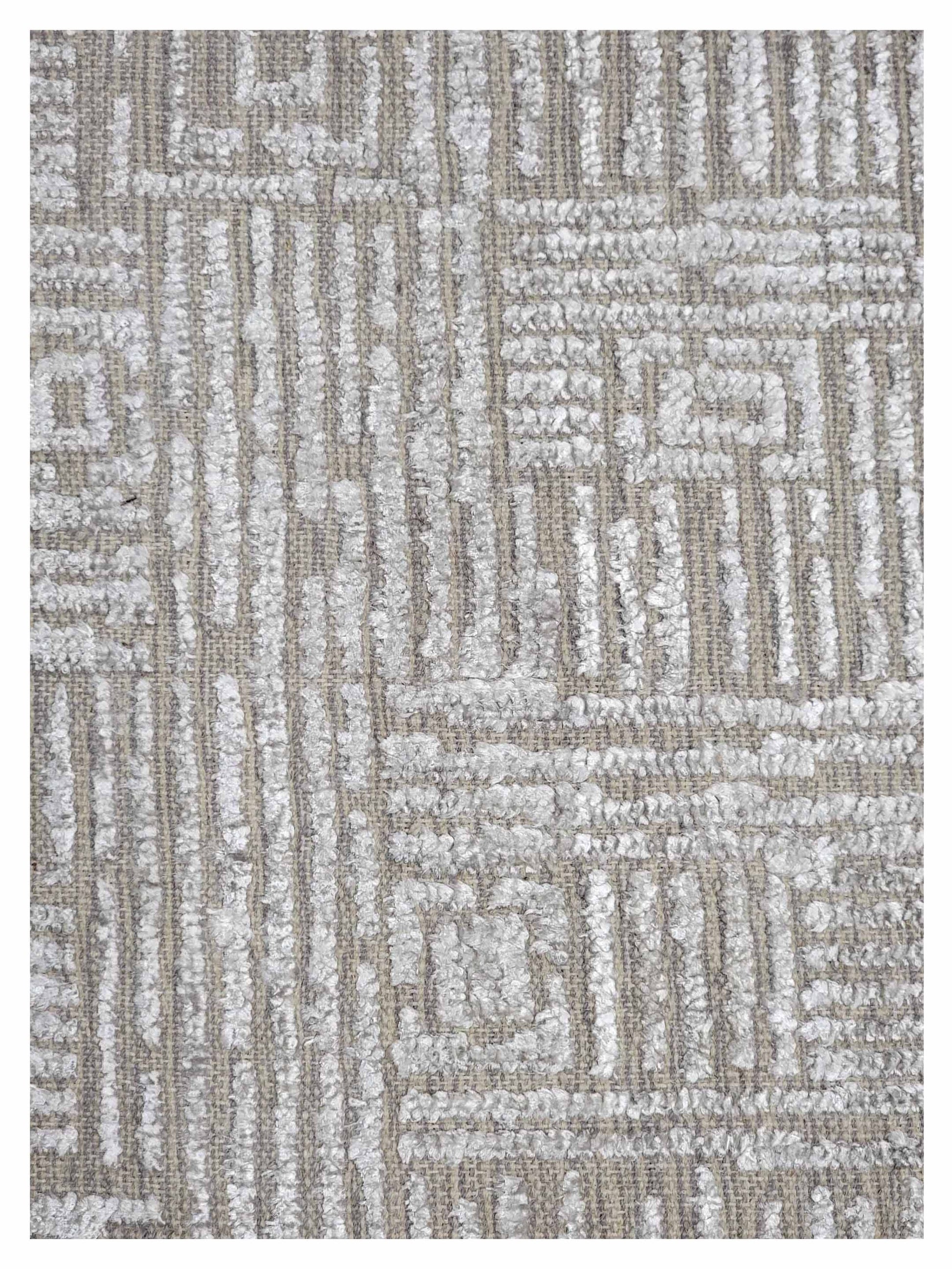 Limited Quantum QN - 351 SILVER Transitional Knotted Rug - Rugs - Limited - Atlanta Designer Rugs