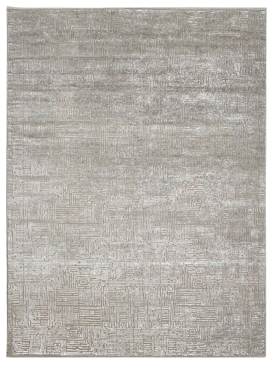 Limited Quantum QN - 352 IVORY Transitional Knotted Rug - Rugs - Limited - Atlanta Designer Rugs