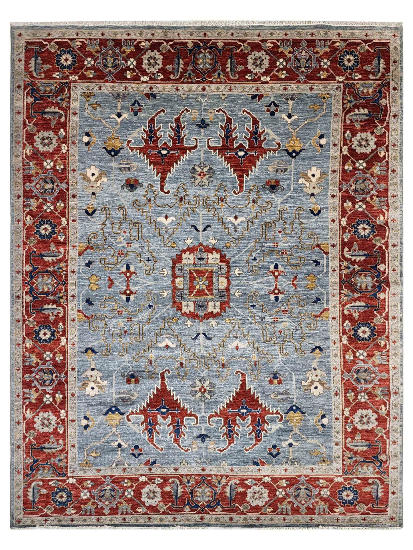 Artisan Amanda RC-25 Grey Traditional Knotted Rug