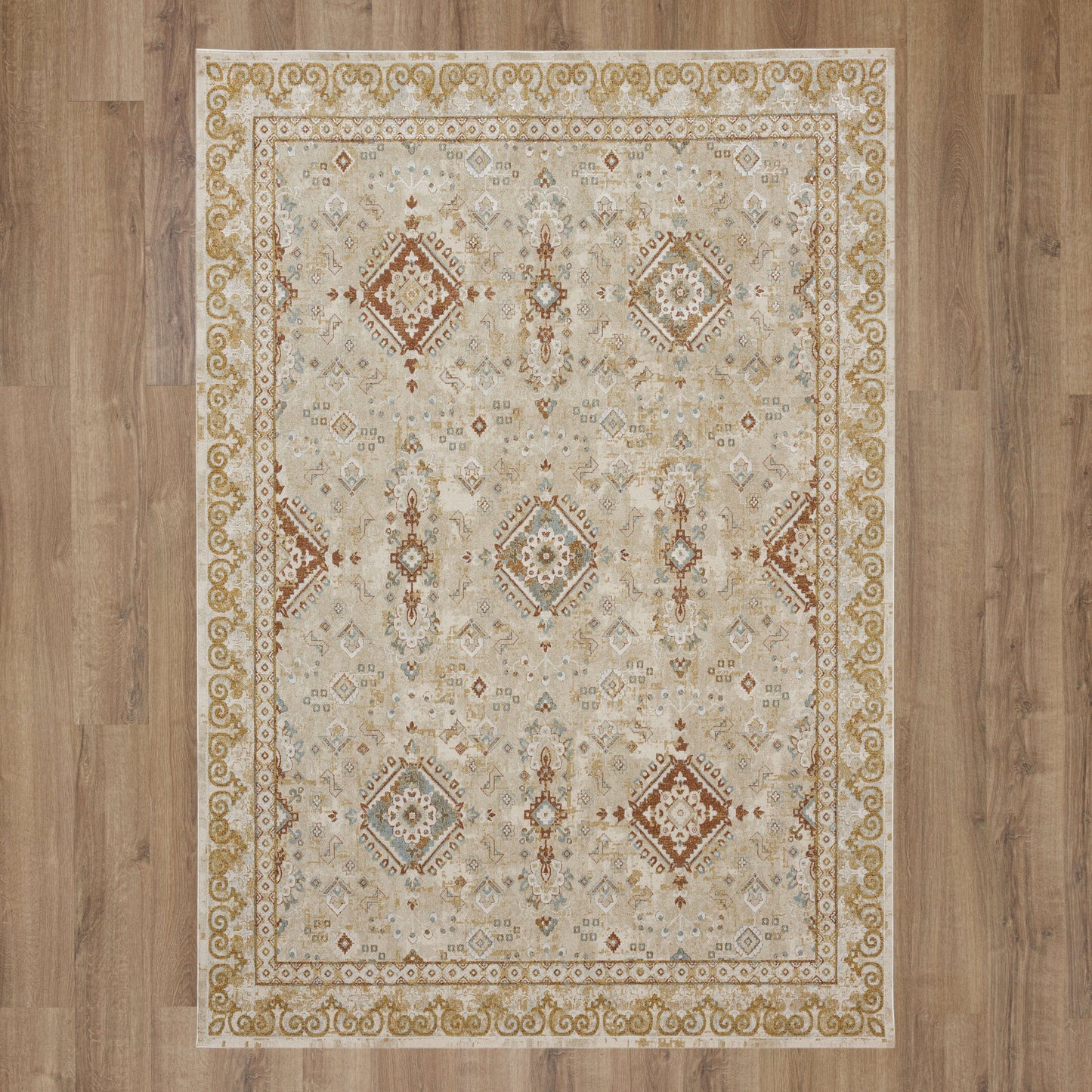 Karastan Windemere R1258 Cream    Rug