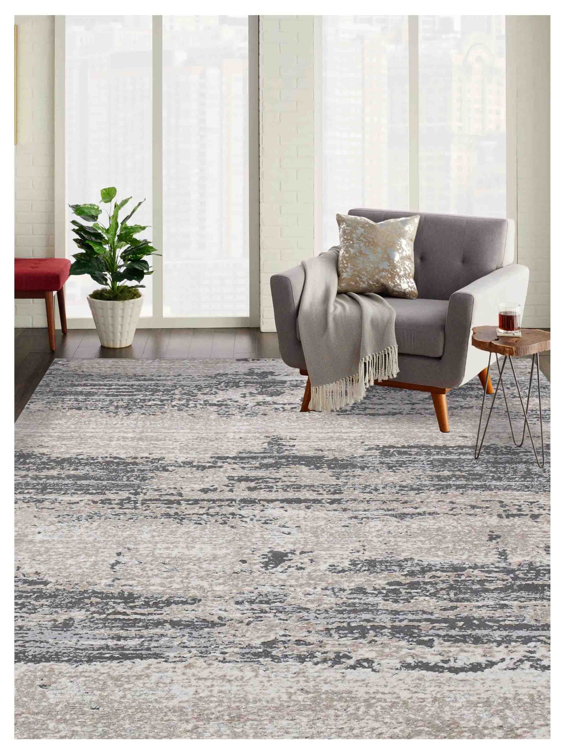 Limited Salisbury SAC - 455 GRAY BLUE Transitional Machinemade Rug - Rugs - Limited - Atlanta Designer Rugs