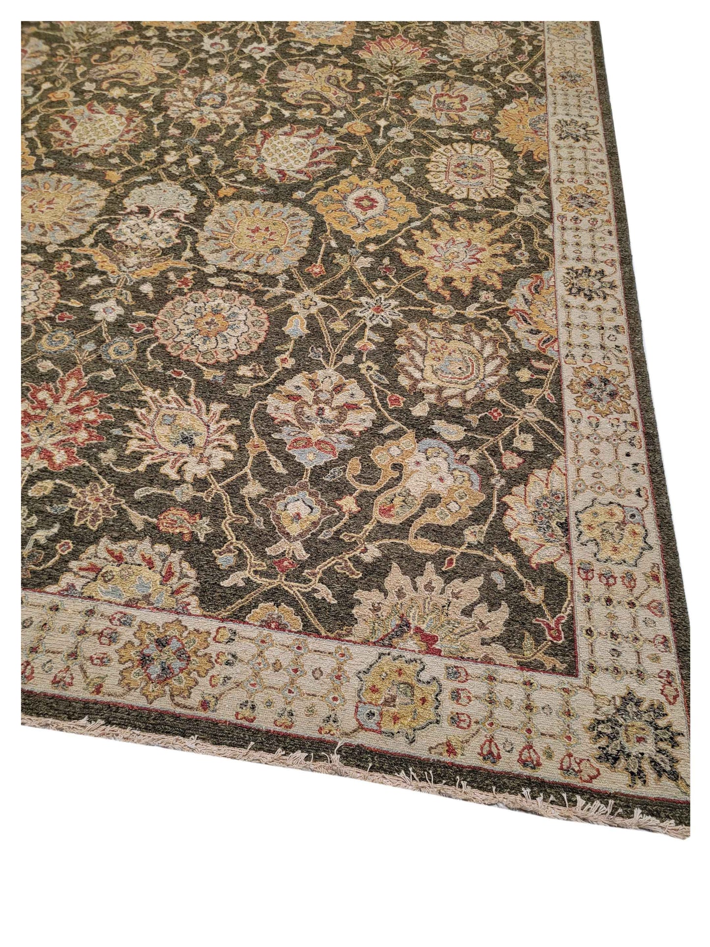 Artisan Sandra  Eucalyptus  Traditional Knotted Rug