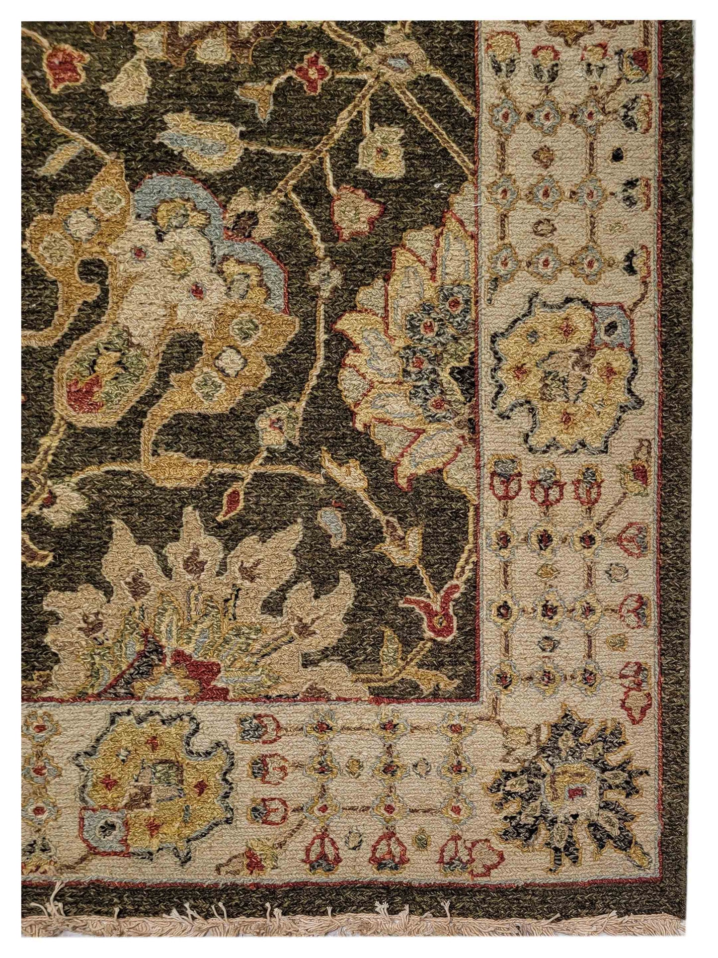 Artisan Sandra  Eucalyptus  Traditional Knotted Rug