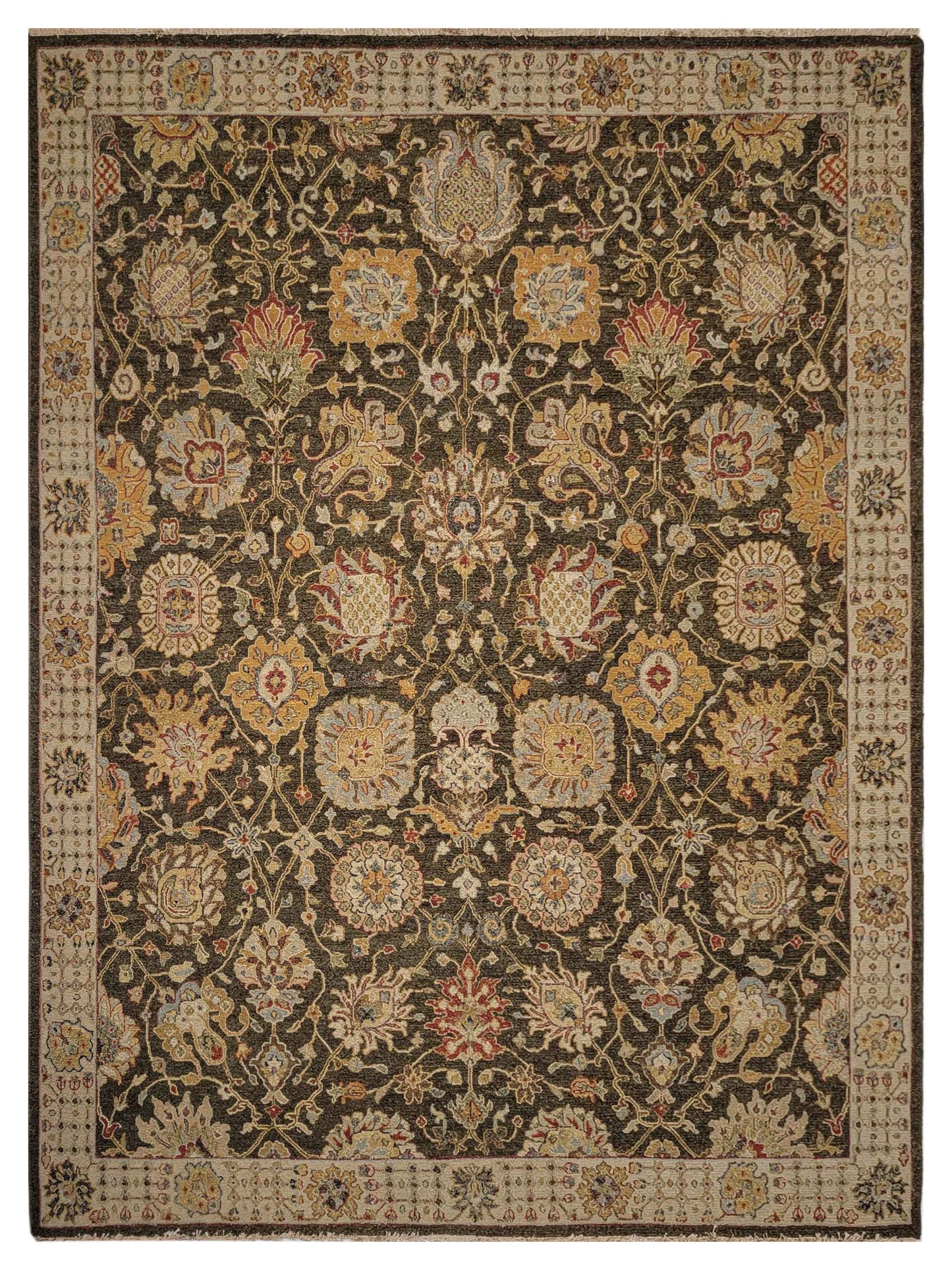 Artisan Sandra SC-542 Eucalyptus Traditional Knotted Rug