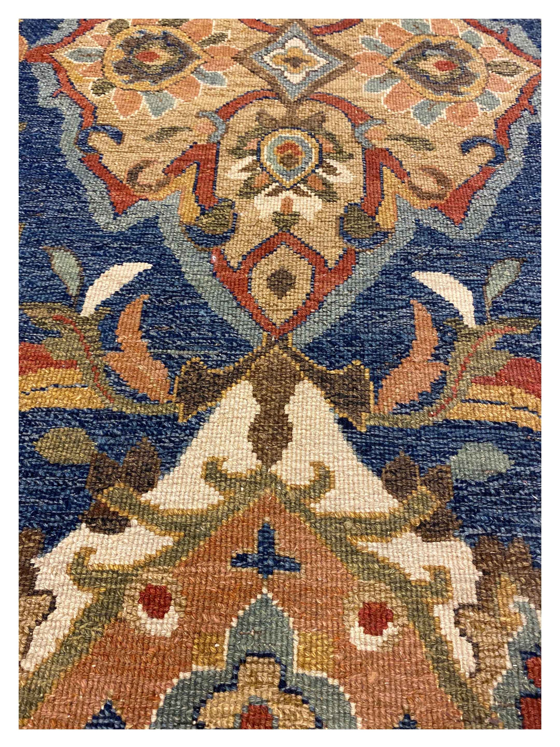 Artisan Sandra Navy Traditional Knotted Rug - Rugs - Artisan - Atlanta Designer Rugs