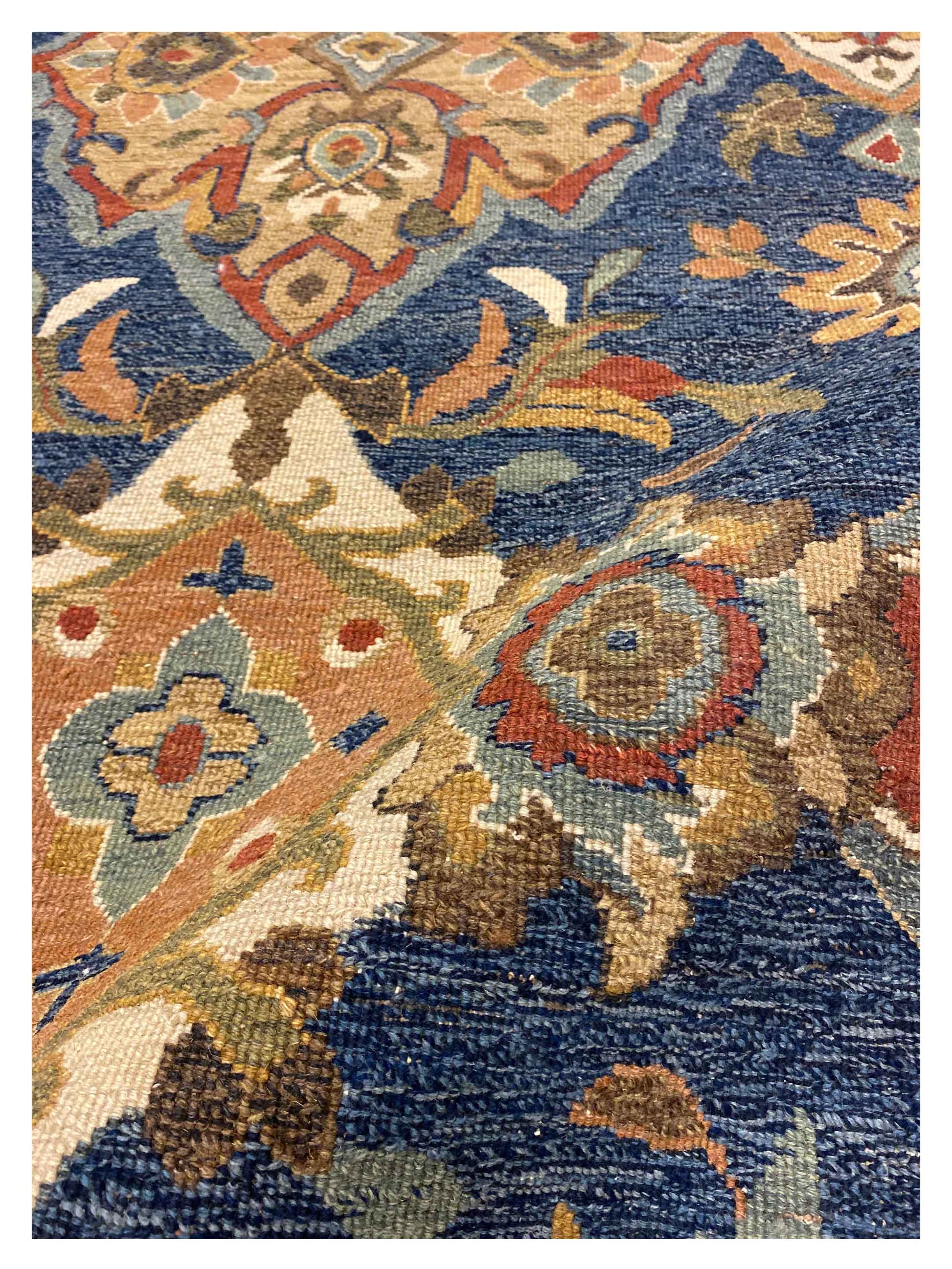 Artisan Sandra Navy Traditional Knotted Rug - Rugs - Artisan - Atlanta Designer Rugs