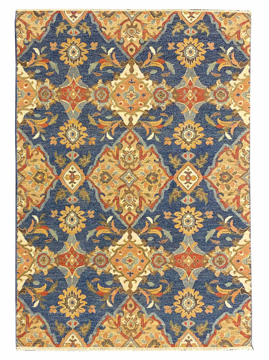 Artisan Sandra Navy Traditional Knotted Rug - Rugs - Artisan - Atlanta Designer Rugs