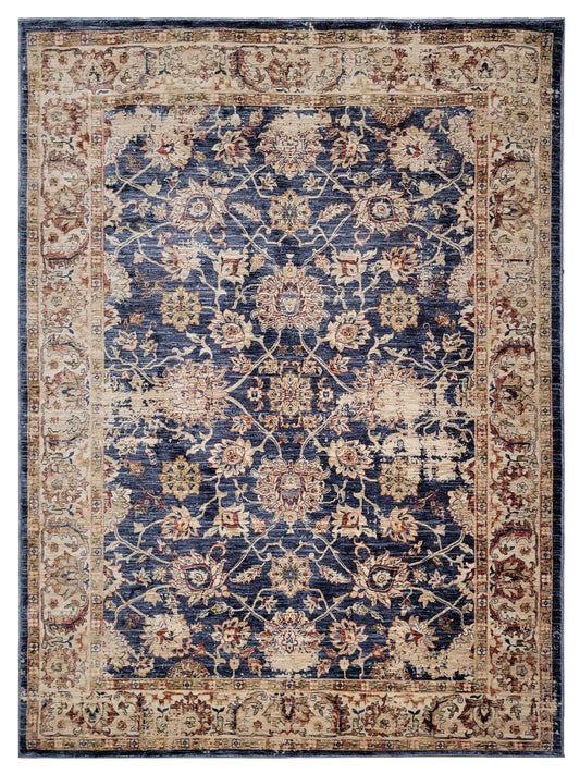 Artisan Stana Blue Ivory Traditional Machinemade Rug - Rugs - Artisan - Atlanta Designer Rugs