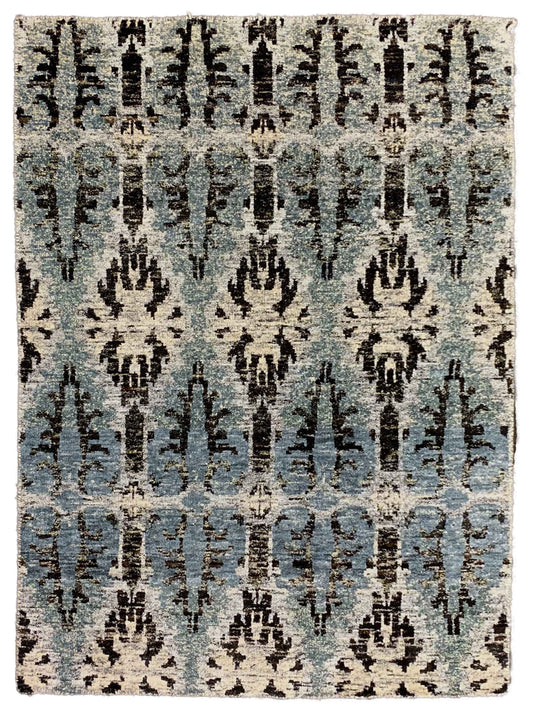 Artisan Viola Beige Grey Transitional Knotted Rug - Rugs - Artisan - Atlanta Designer Rugs