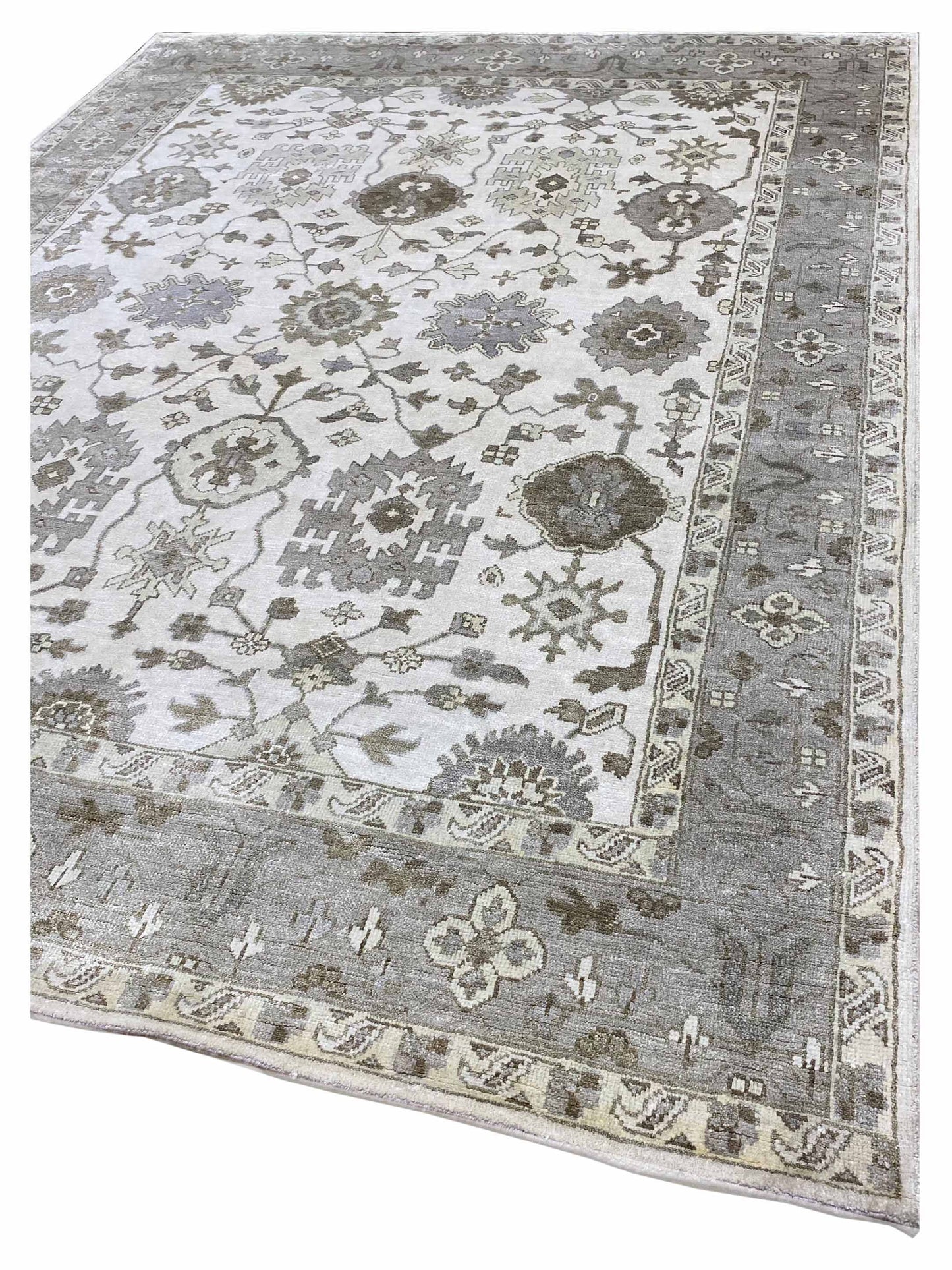 Artisan Emma Ivory Camel Traditional Knotted Rug - Rugs - Artisan - Atlanta Designer Rugs